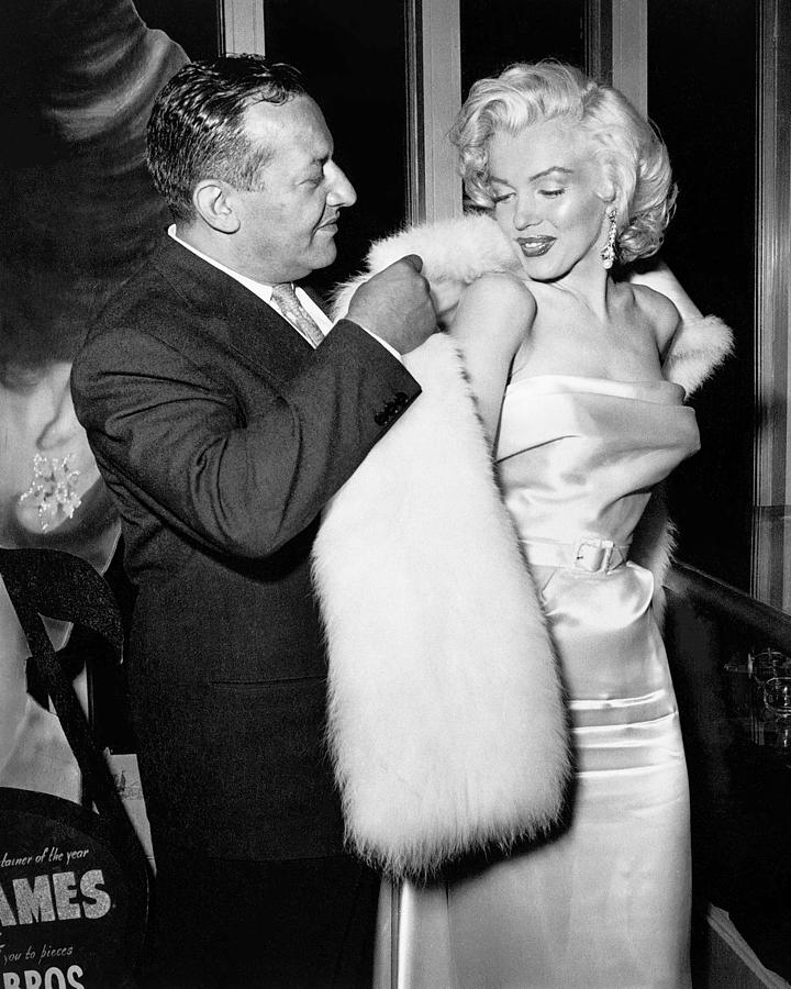 Marilyn Monroe Photograph - Ciros Owner Herbert Hover And Marilyn Monroe by Frank Worth
