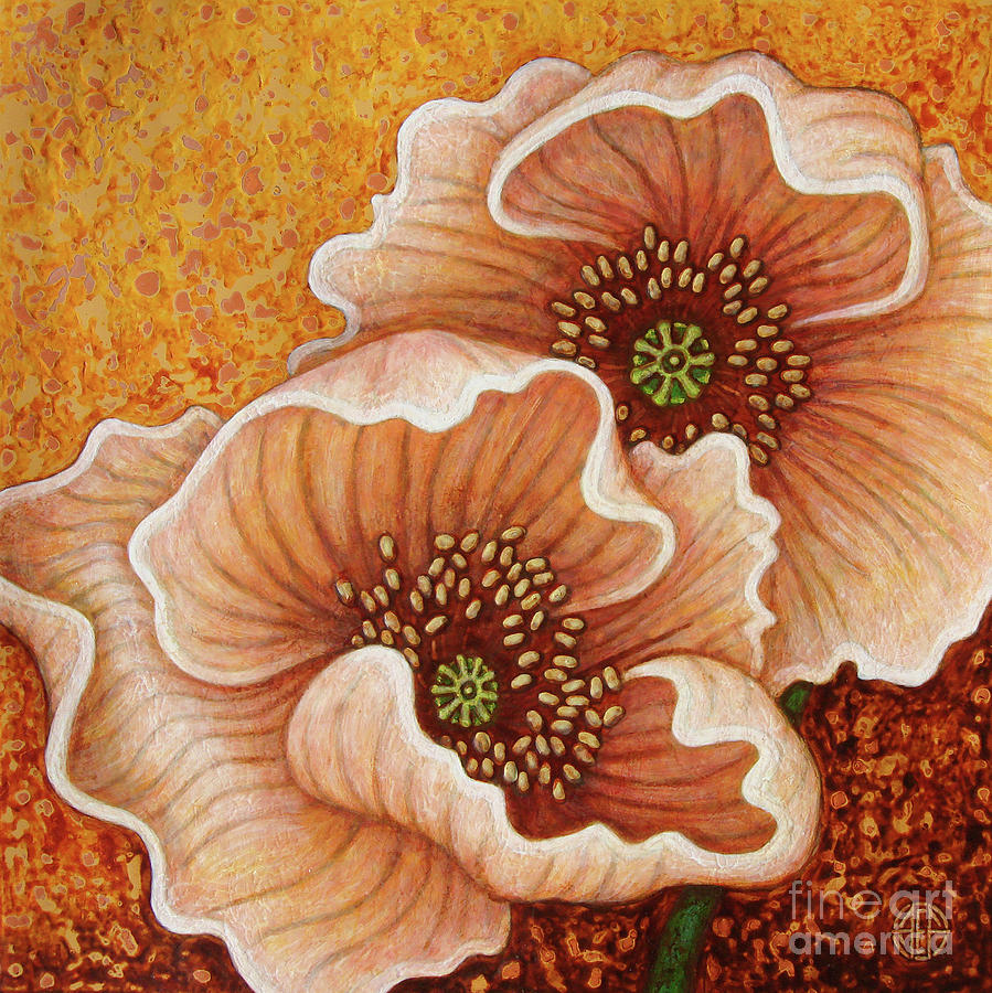 Citrine Glow Painting by Amy E Fraser