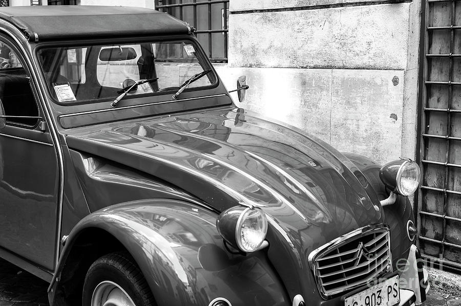 Citroen Always in Style Rome Photograph by John Rizzuto