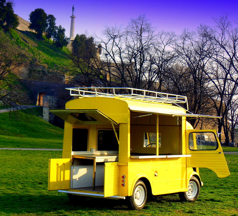 Food Trucks Photograph - Citroen HY 1969  3 by Ljubisa Milisavljevic