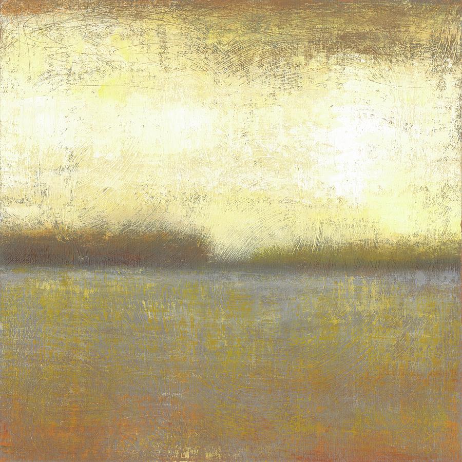 Abstract Painting - Citron Lake II by Norman Wyatt Jr.