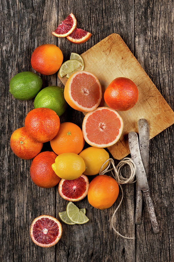 Citrus Fruits Photograph by Claudia Totir