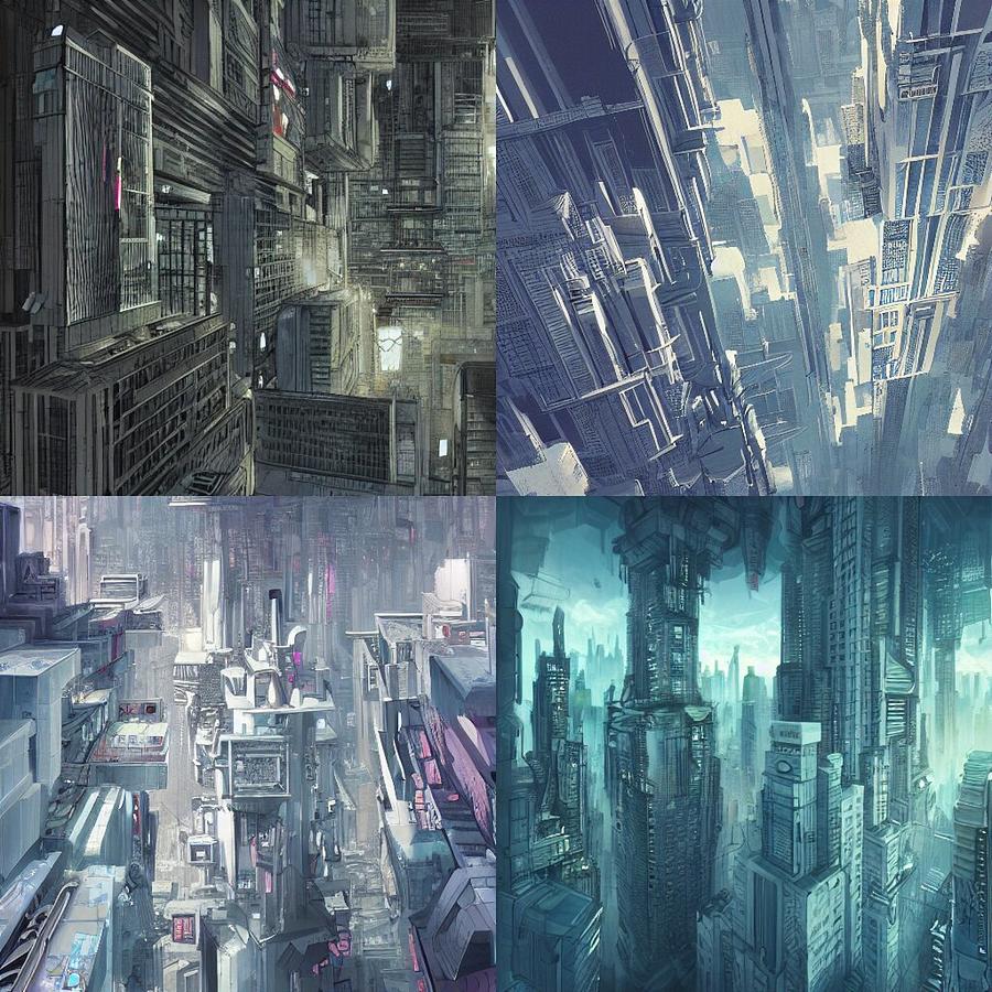 City Another Inverted Artstation Digital Art by Stable Diffusion - Pixels