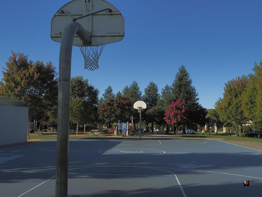 City Basketball Court Photograph by Richard Thomas