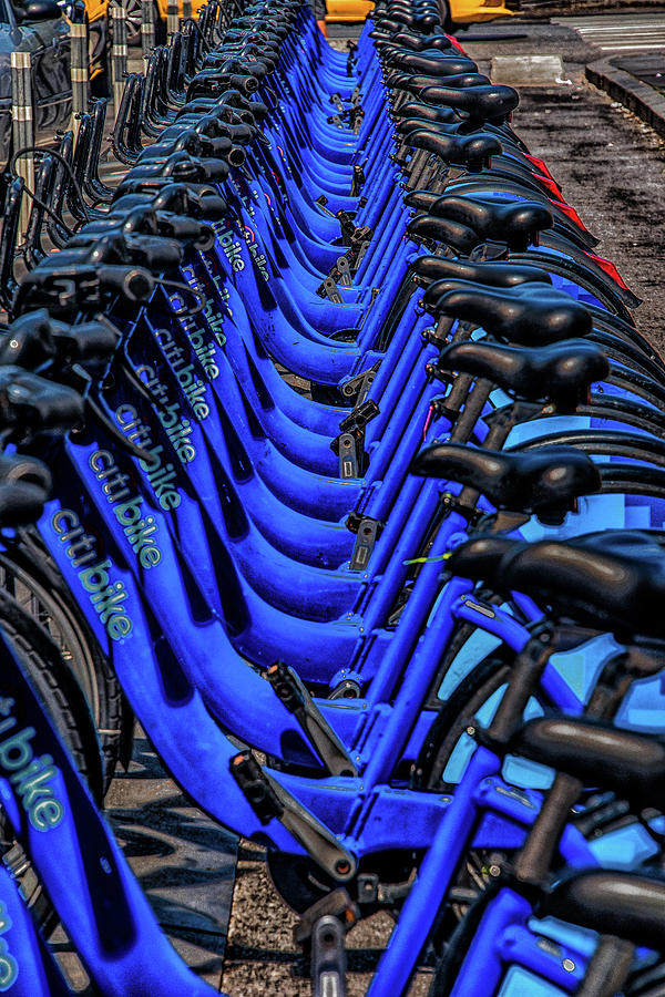 City Bikes Photograph by Alan Goldberg