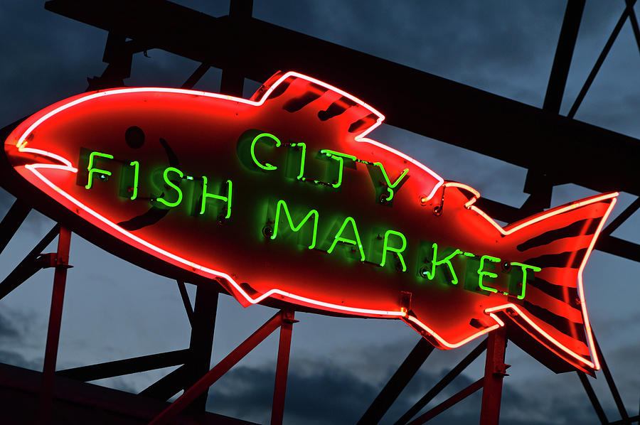 City Fish Market Photograph by James Kirkikis