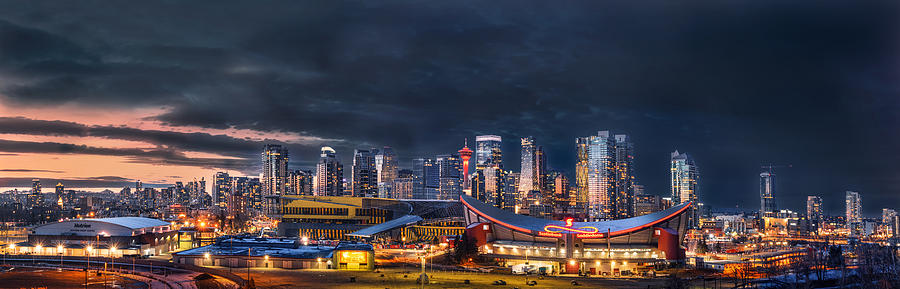 Skyline Photograph - City Light by Jie Jin