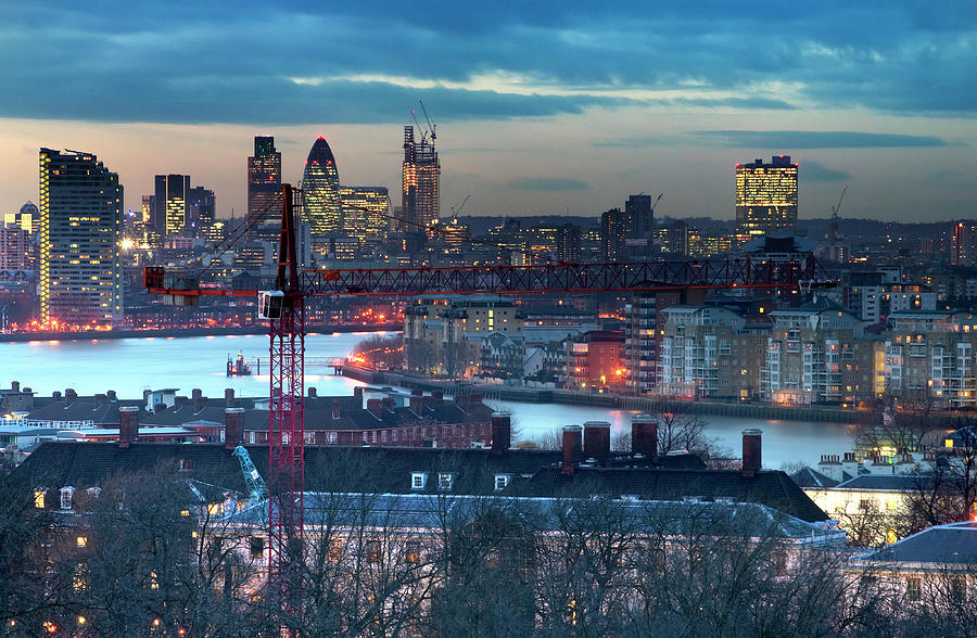 City Of London From Greenwich Park At Photograph by Lonely Planet