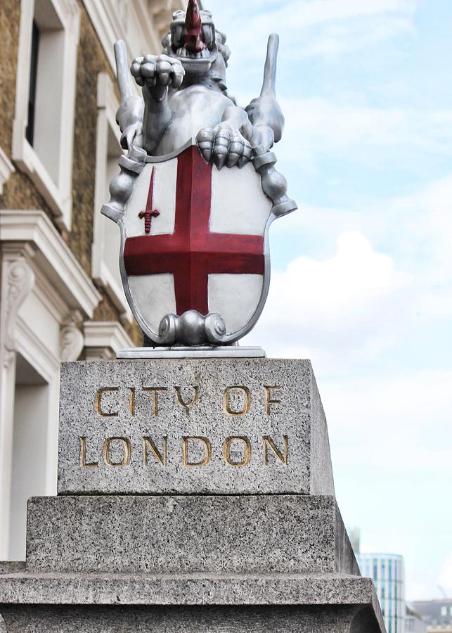 City of London Sign Photograph by Mary Pille