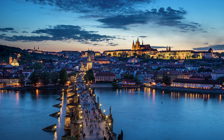 City Of Prague In Czech Republic Digital Art by Jan Miracky