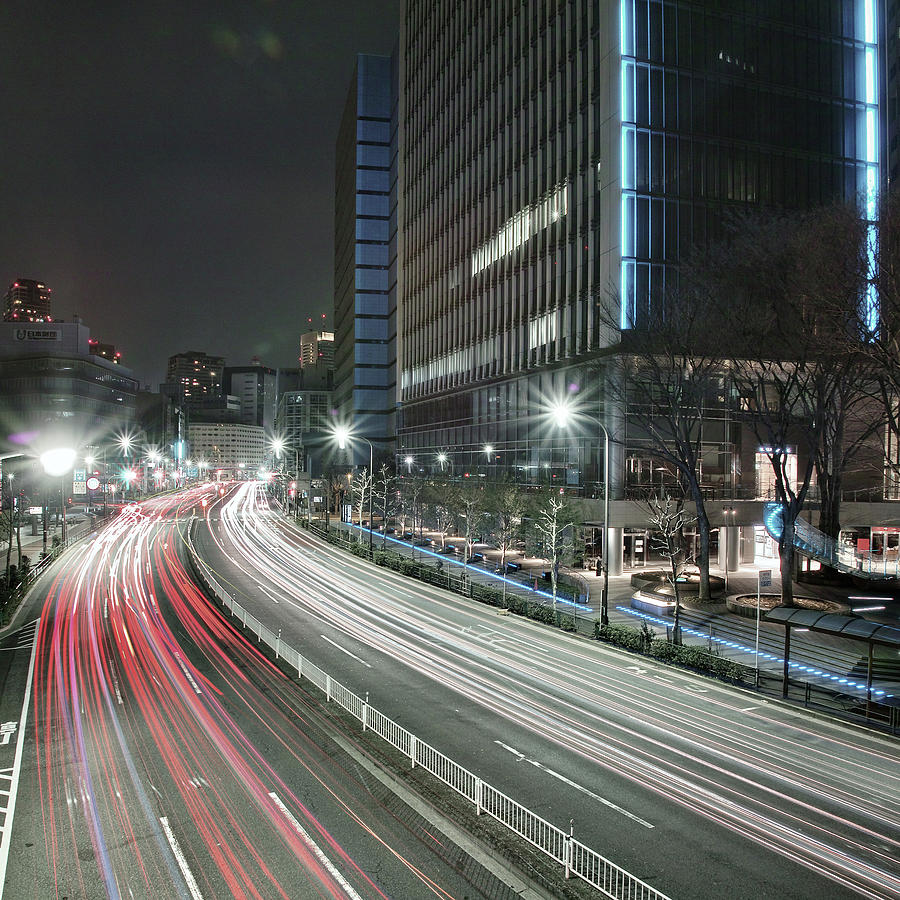 City Of Tokyo At Night Photograph by Spiraldelight