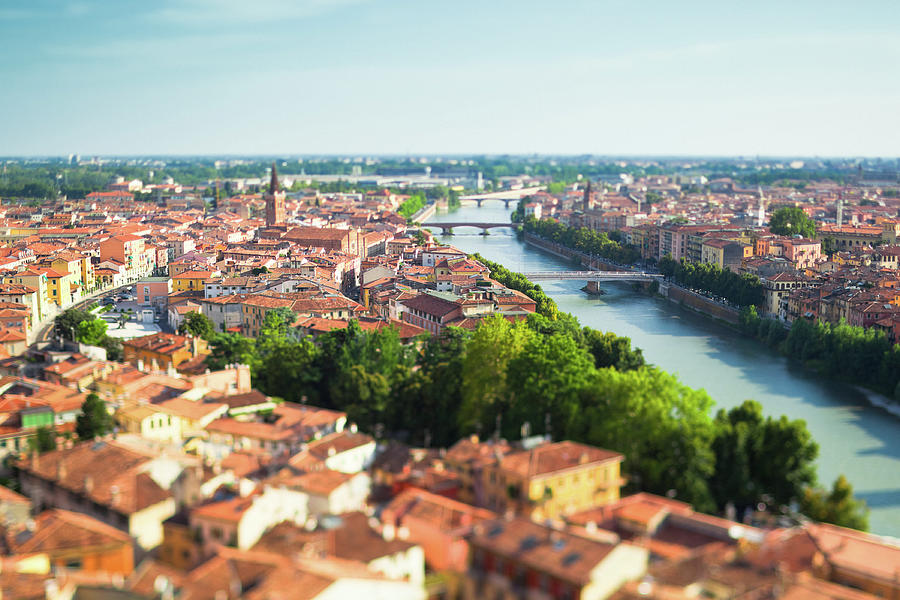 City Of Verona In Italy Photograph by Moreiso