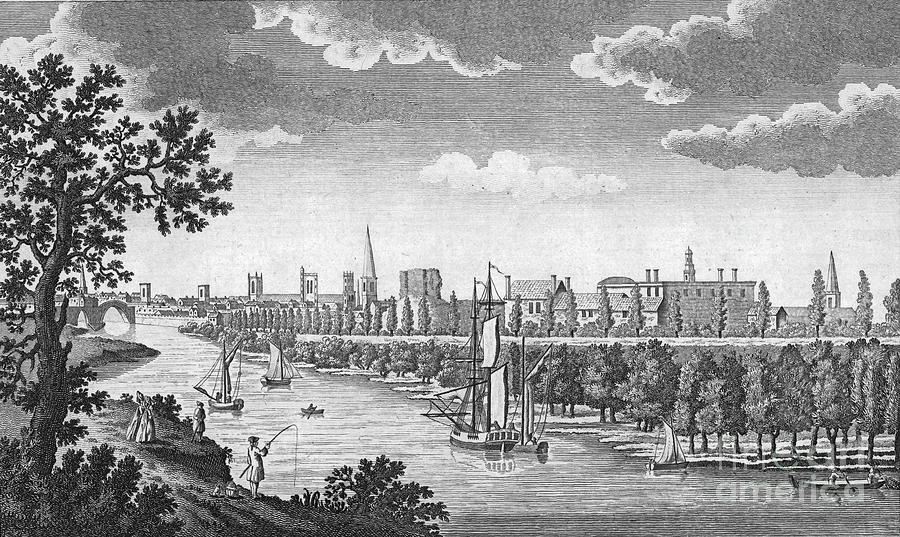 City Of York And River Ouse Drawing by Print Collector