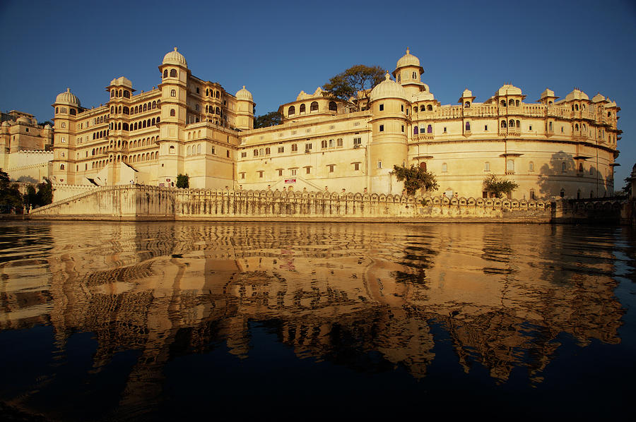 City Palace And Lake In Udaipur Photograph by Win-initiative City Palace And Lake In Udaipur Photograph by Win-initiative
