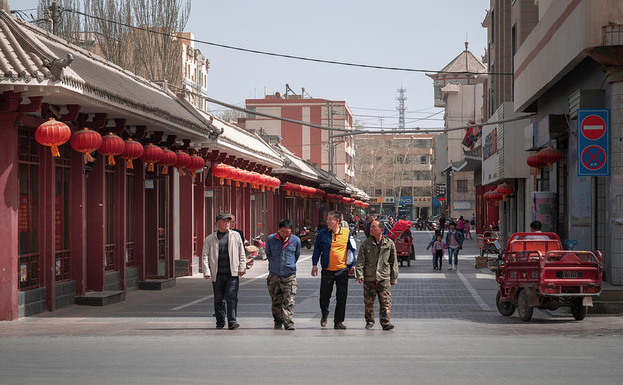 City Streets Dunhuang Gansu China Photograph by Adam Rainoff