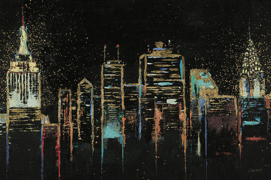 Chrysler Building Painting - Cityscape Crop by James Wiens