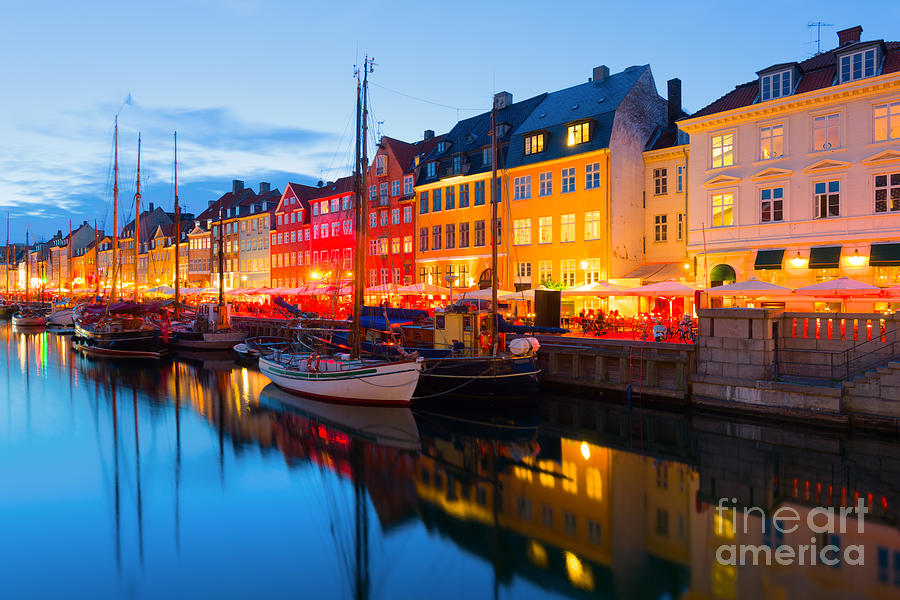 Sailboat Photograph - Cityscape Of Copenhagen At A Summer by Sergiyn Sailboat Photograph - Cityscape Of Copenhagen At A Summer by Sergiyn