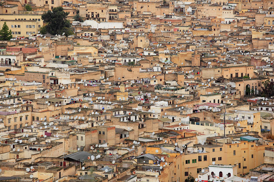 Architecture Photograph - Cityscape Of Fez, Morocco by Yoshihiro Takada/a.collectionrf
