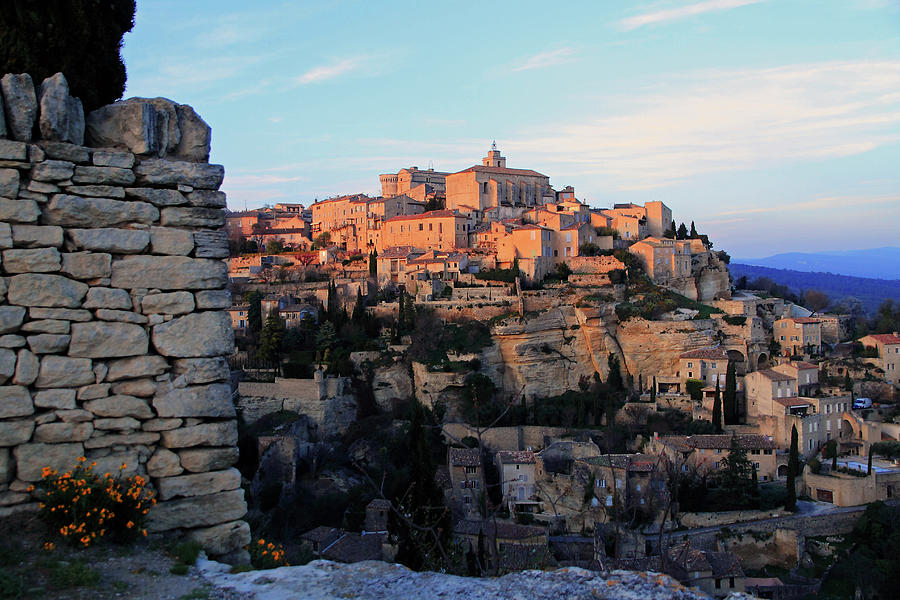 Cityscape Of Gordes Photograph by Boccalupo Photography
