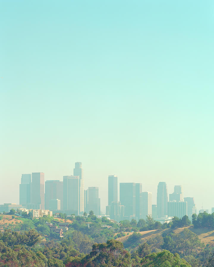 Cityscape Of Los Angeles Skyline From Photograph by Edwin Beckenbach