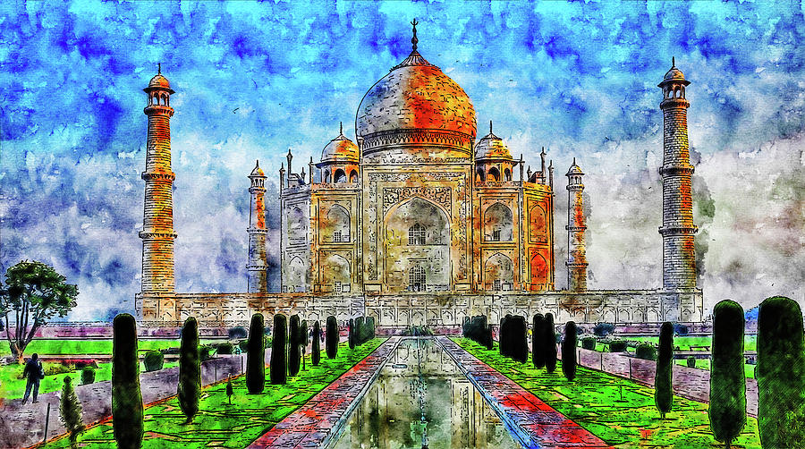 How to draw Taj Mahal step by step (very easy) - YouTube-saigonsouth.com.vn