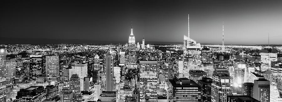Architecture Digital Art - Cityscape With Empire State Bldg by Riccardo Spila