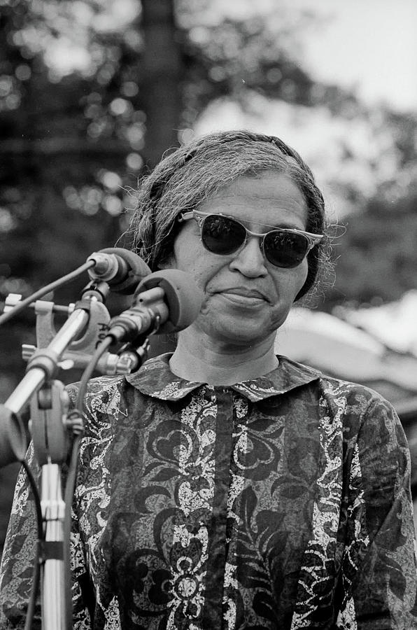 Civil Rights Leader Rosa Parks 1968 Photograph By Mountain Dreams ...