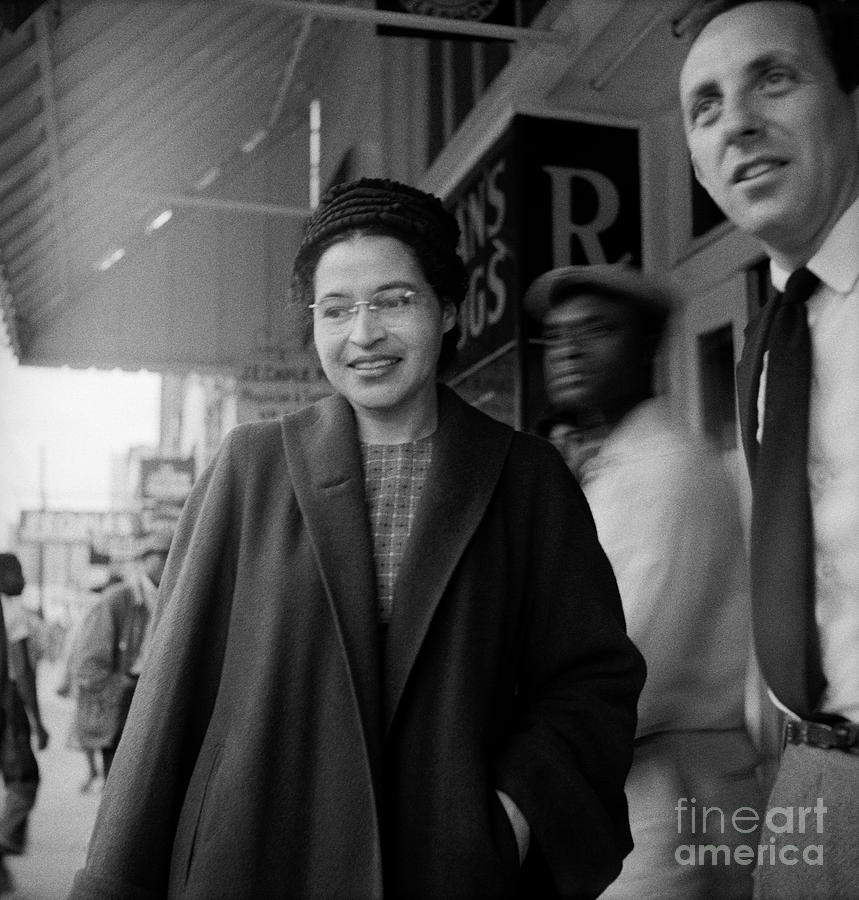 Civil Rights Leader Rosa Parks Photograph by Bettmann