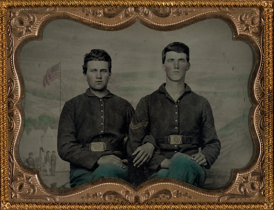 Soldiers Digital Art - Civil War Brothers In Arms by Print Collection