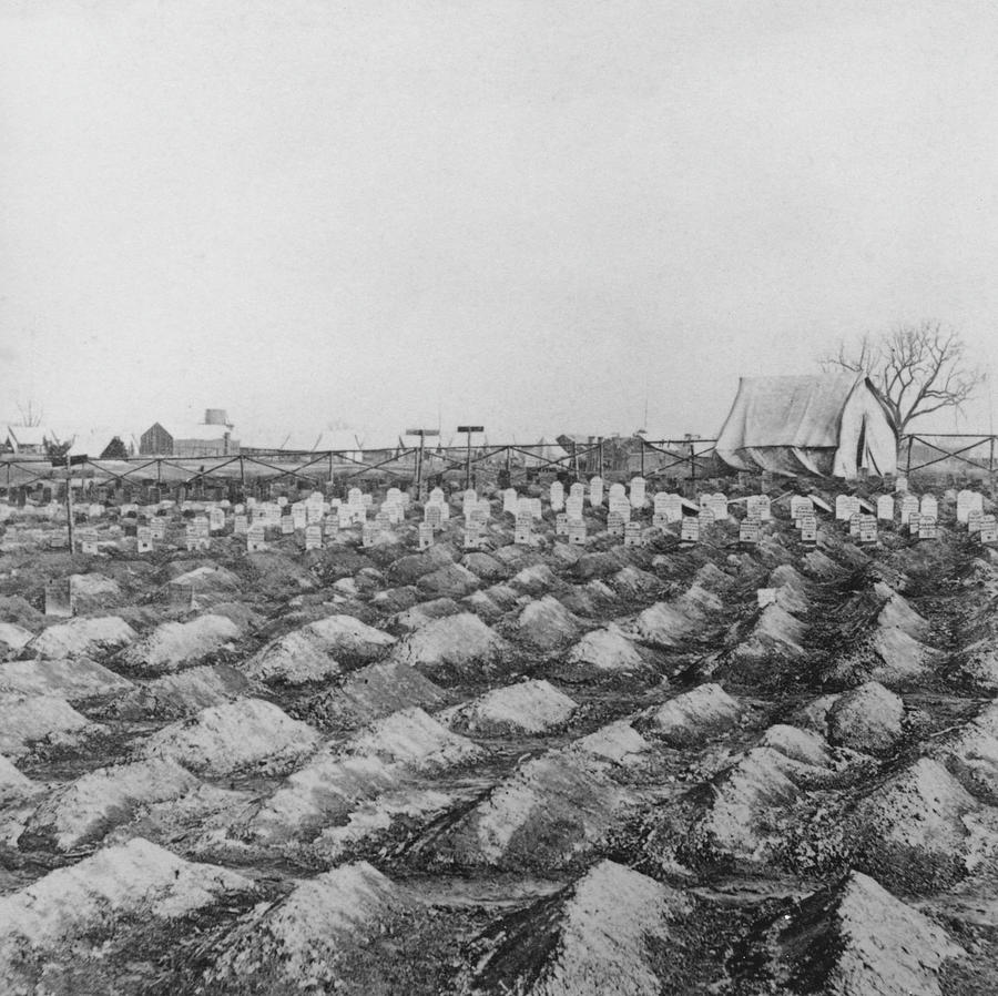 Civil War Graveyard Photograph by Archive Photos - Fine Art America