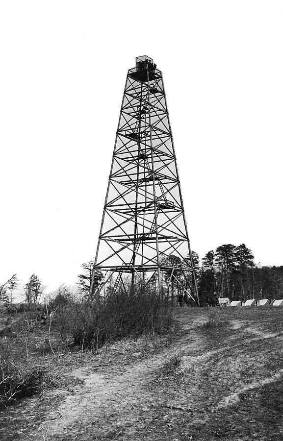 1863 Photograph - Civil War: Signal Tower by Andrew Joseph Russell 1863 Photograph - Civil War: Signal Tower by Andrew Joseph Russell