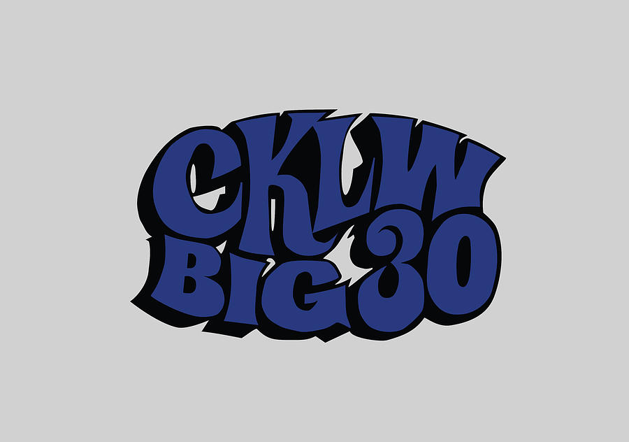 CKLW Big 30 - Blue Digital Art by Thomas Leparskas
