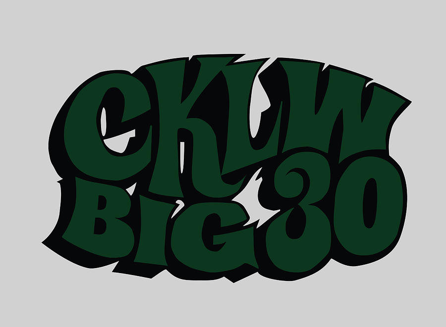 CKLW Big 30 - Green Digital Art by Thomas Leparskas
