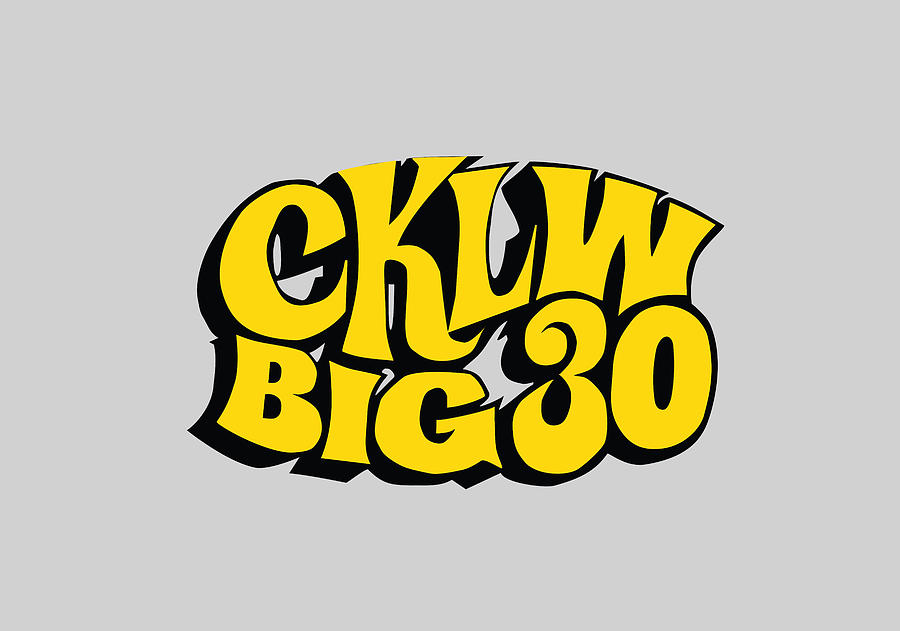 CKLW Big 30 - Yellow Digital Art by Thomas Leparskas