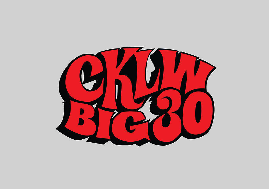 CKLW Big30 Logo - Red Digital Art by Thomas Leparskas