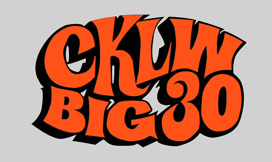 CKLW Big30 - Orange Digital Art by Thomas Leparskas