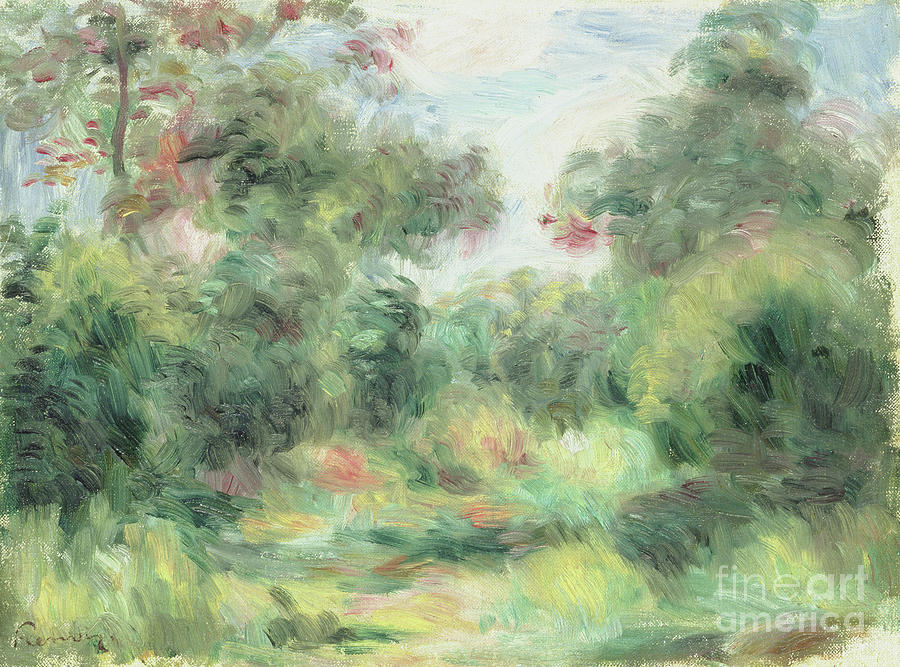 Clairiere, Circa 1900 By Renoir Painting by Pierre Auguste Renoir