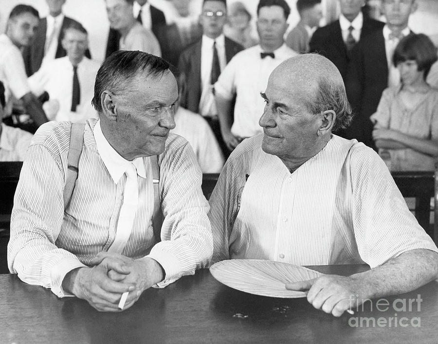Clarence Darrow And William Jennings Photograph by Bettmann