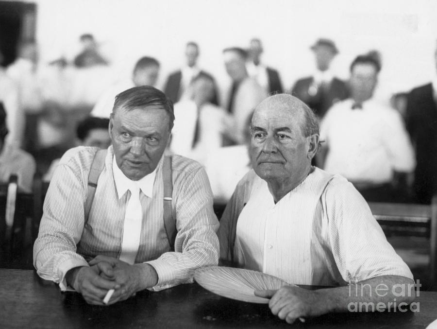 Clarence Darrow With William Jennings Photograph by Bettmann