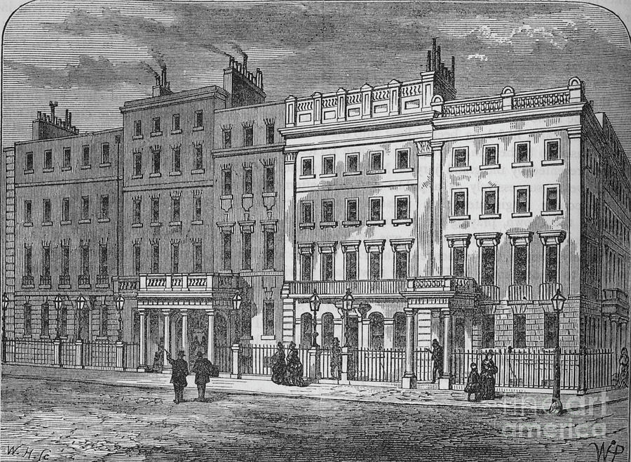 Claridges Hotel, Mayfair, Westminster Drawing by Print Collector - Fine ...