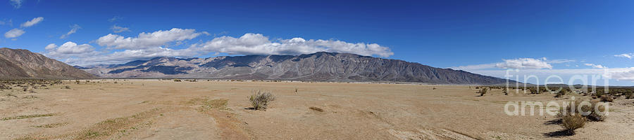 Clark Dry Lake Panorama Photograph by Jeff Hubbard