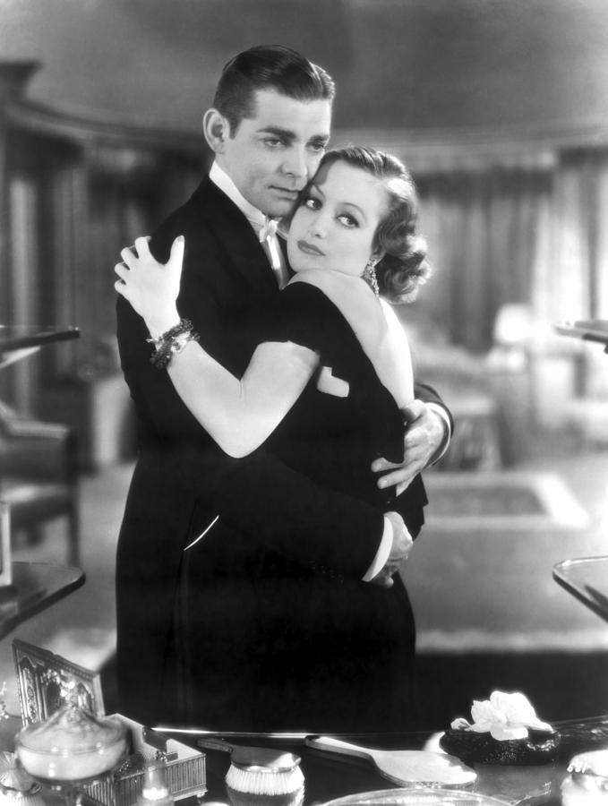 Clark Gable And Joan Crawford Embrace In 'possessed' Scene Photograph ...