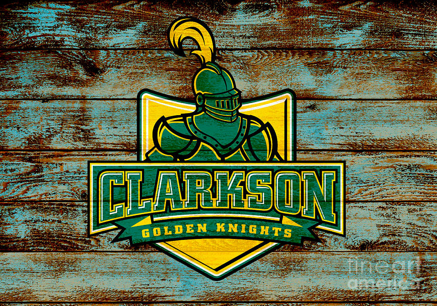 Clarkson University Golden Knights Digital Art by Steven Parker