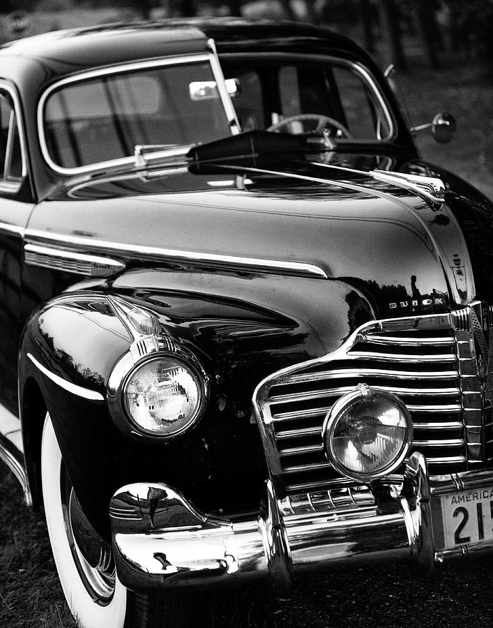 Black And White Photograph - Classic Car IIi by Aledanda