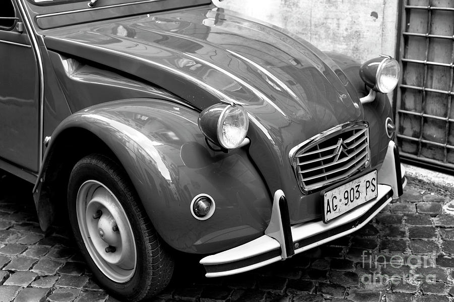Classic Citroen in Roma Photograph by John Rizzuto