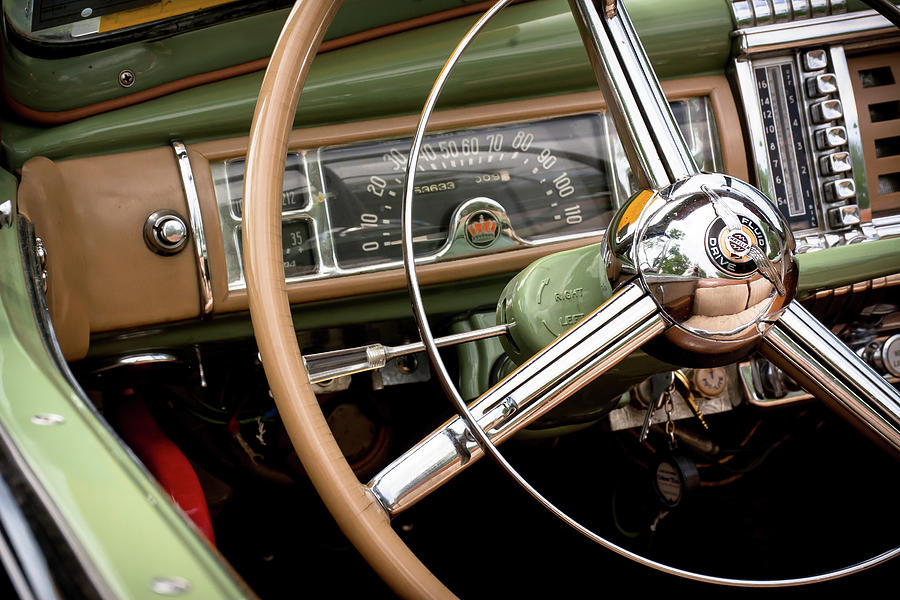 Classic Dashboards1948 Chrysler New Yorker Photograph by John Bartelt