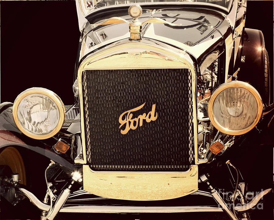 Classic Photograph - Classic Ford Car by Suzanne Wilkinson Classic Photograph - Classic Ford Car by Suzanne Wilkinson