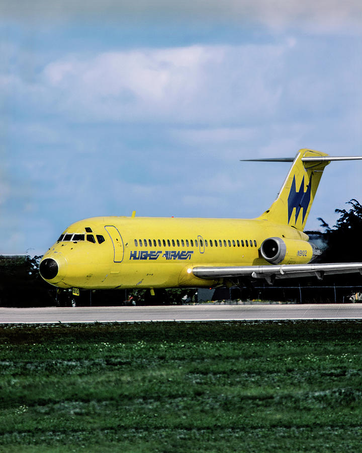 Classic Hughes Airwest DC-9 at Miami Photograph by Erik Simonsen