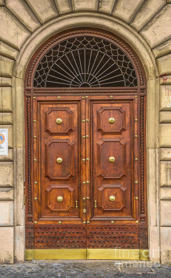 Architecture Photograph - Classic Italian Front Door by Stefano Senise