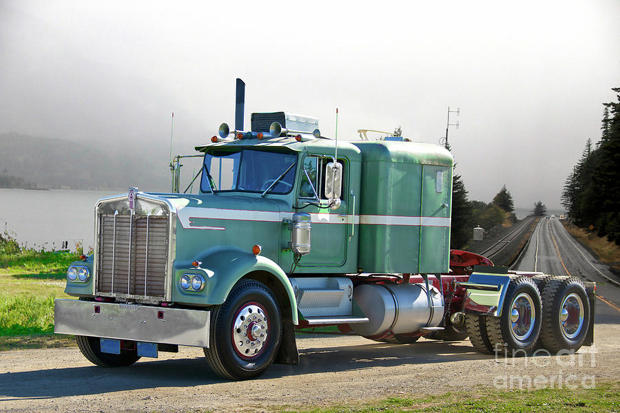 Classic Kenworth Semi-Truck Photograph by Dave Koontz